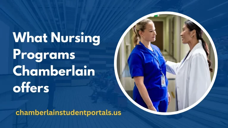 What Nursing Programs Chamberlain offers in 2026