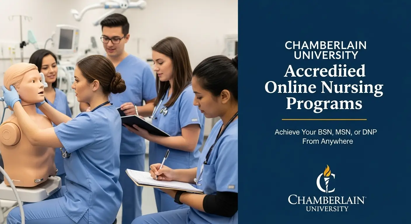 Chamberlain University Accredited Online Nursing Programs 2026